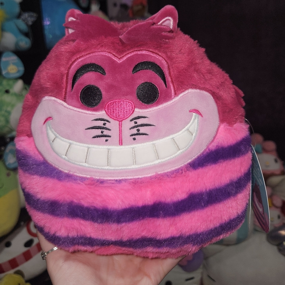 NWT Cheshire Cat Fuzz-A-mallow 8" Squishmallow Disney's Alice In Wonderland